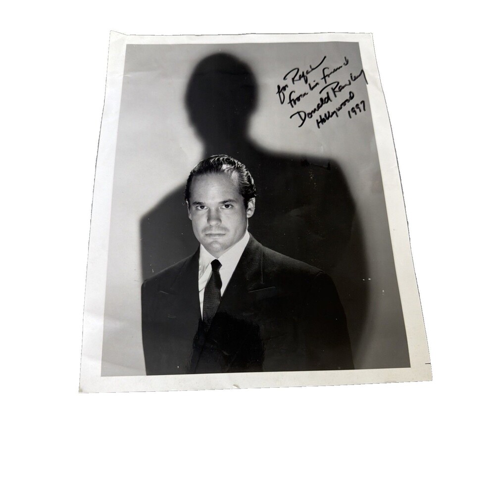 Donald Rawley Signed 8x10 Photo 1997 Author Poet Night Bird Cantata Rare